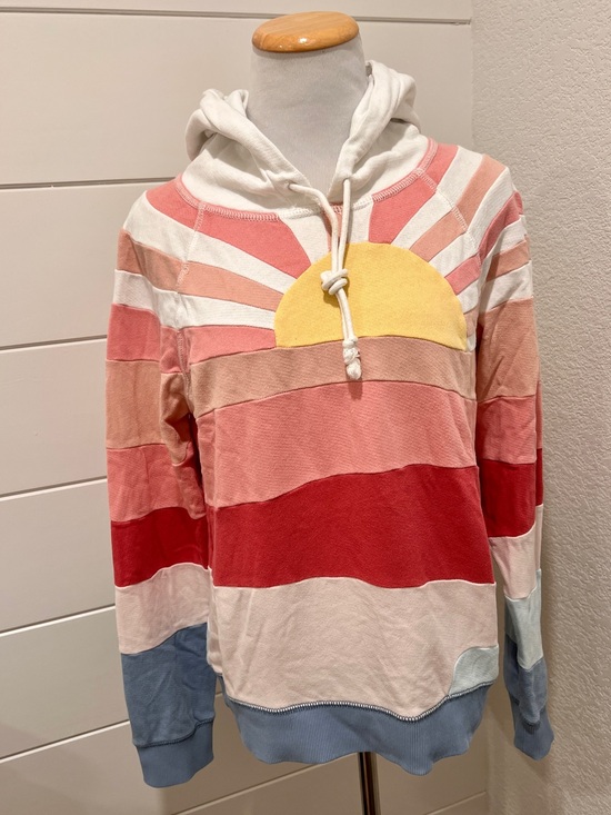 Faherty Tops - Soleil Hoodie Pullover - Medium